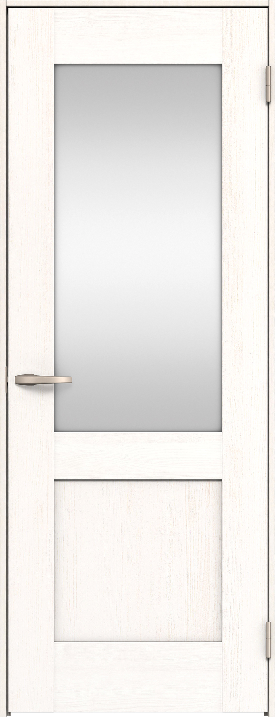 リビングドア　イエリア　片開きドア　扉セット　２８デザイン　７５５幅　２０００高　〈ネオホワイト柄〉　右開き　空錠　Ｎスタンダード丁番