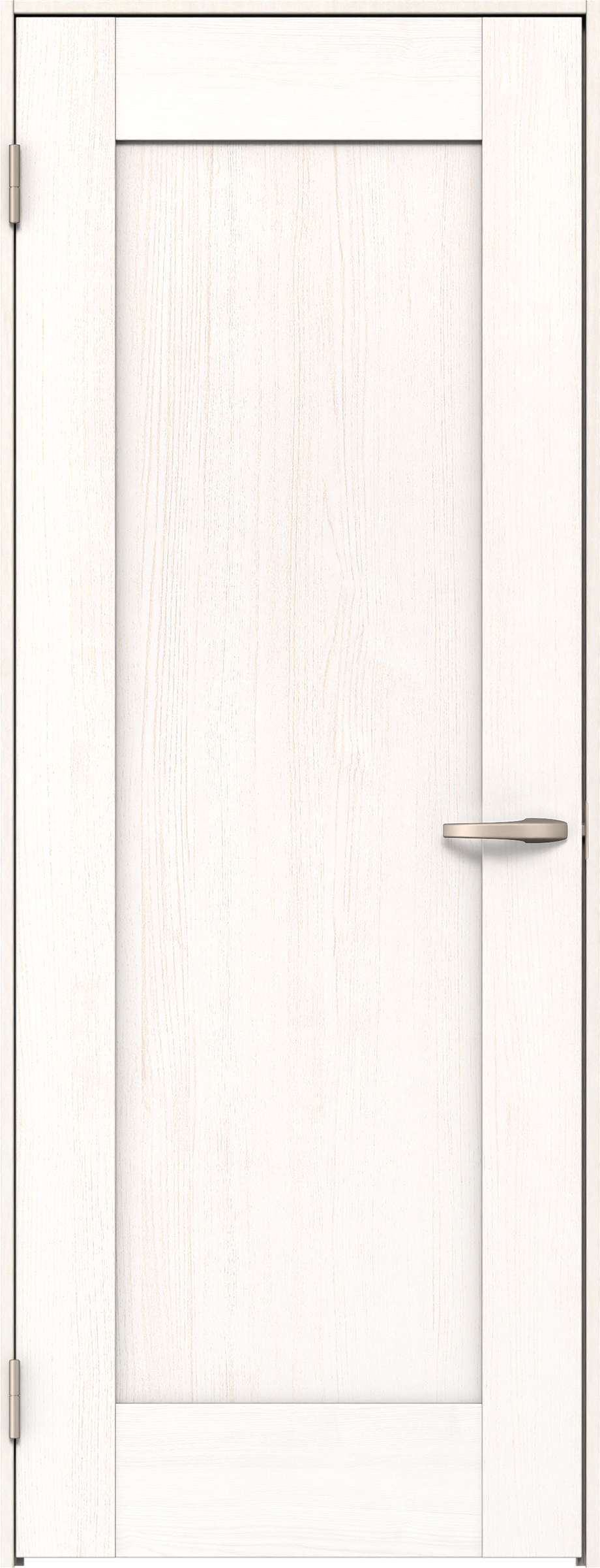 リビングドア　イエリア　片開きドア　扉セット　３８デザイン　８２５幅　２０００高　〈ネオホワイト柄〉　左開き　空錠　Ｎスタンダード丁番