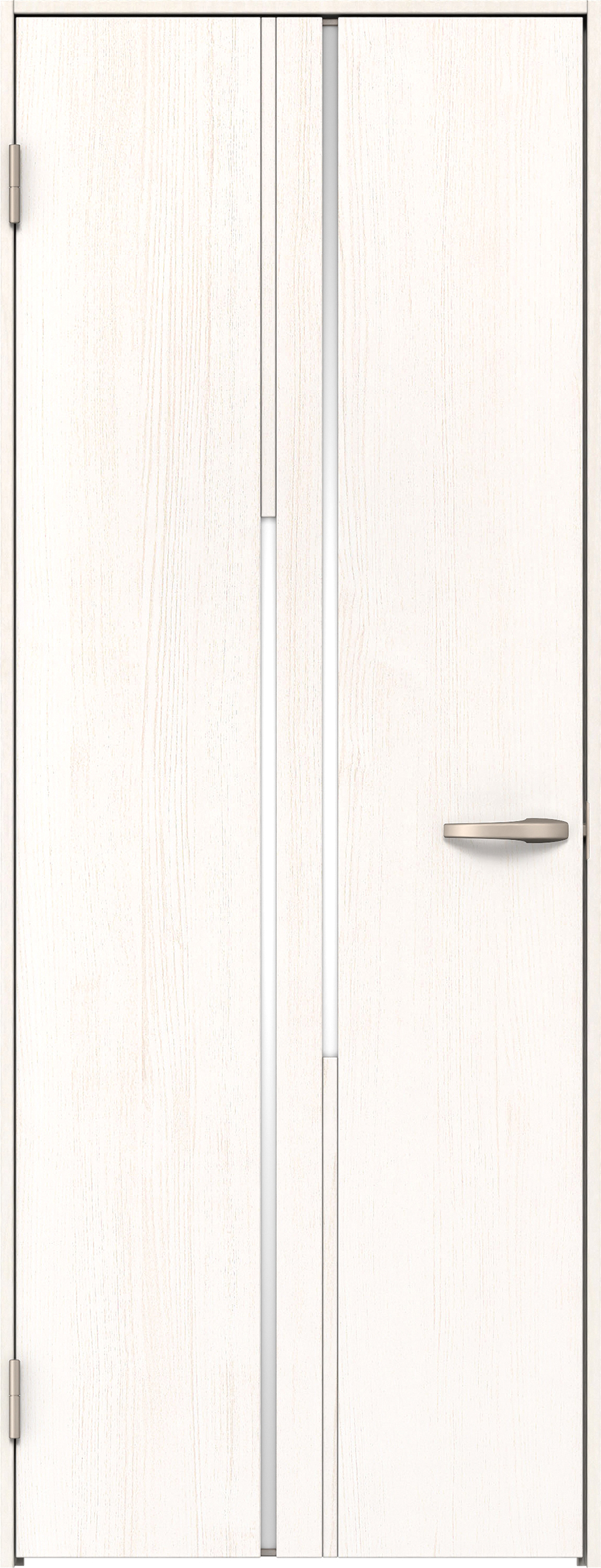 リビングドア　イエリア　片開きドア　扉セット　７Ｐデザイン　７８０幅　２０００高　〈ネオホワイト柄〉　左開き　空錠　Ｎスタンダード丁番