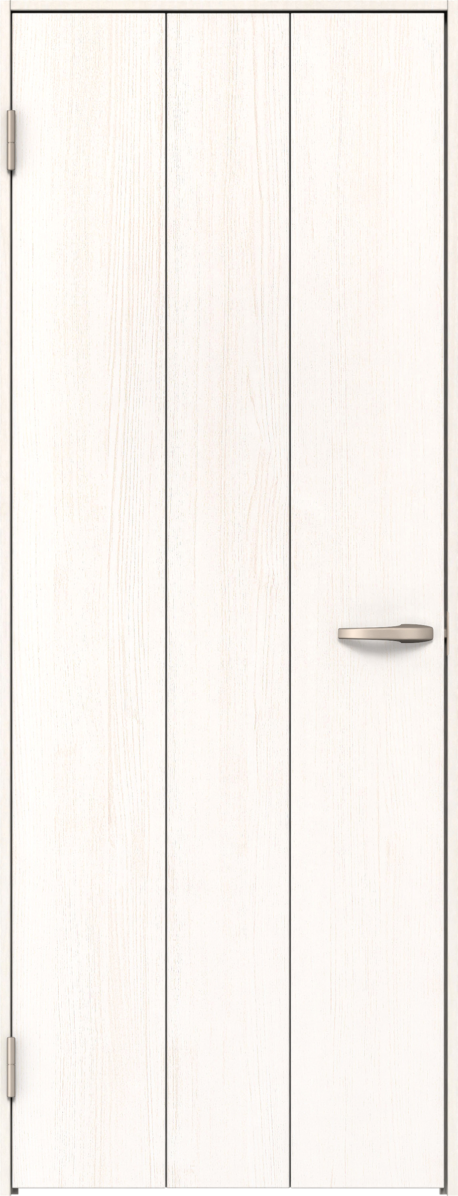 リビングドア　イエリア　片開きドア　扉セット　Ｇ１デザイン　７３５幅　２０００高　〈ネオホワイト柄〉　左開き　空錠　Ｎスタンダード丁番