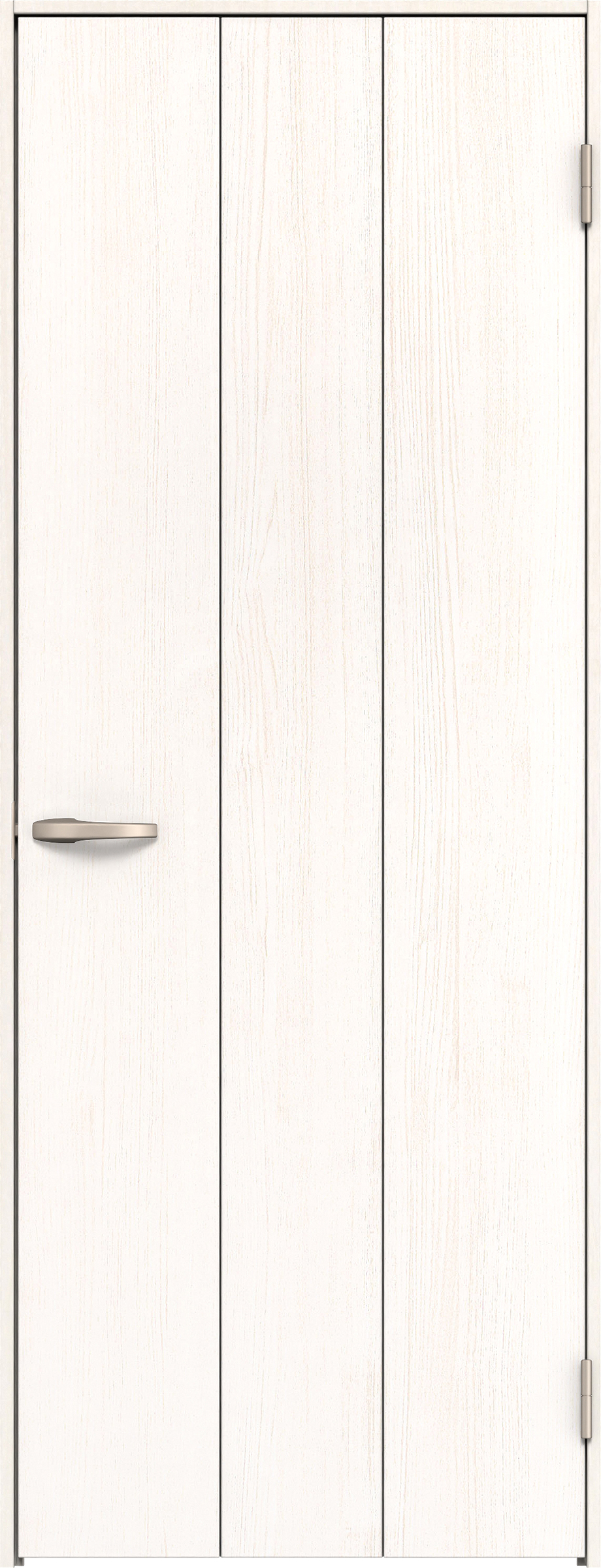 リビングドア　イエリア　片開きドア　扉セット　Ｇ１デザイン　７８０幅　２０００高　〈ネオホワイト柄〉　右開き　空錠　Ｎスタンダード丁番