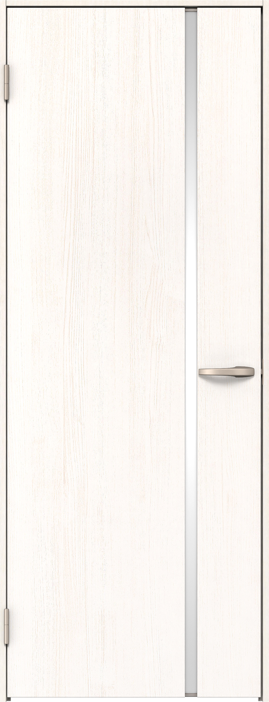 リビングドア　イエリア　片開きドア　扉セット　Ｌ９デザイン　８５０幅　２０００高　〈ネオホワイト柄〉　左開き　空錠　Ｎスタンダード丁番