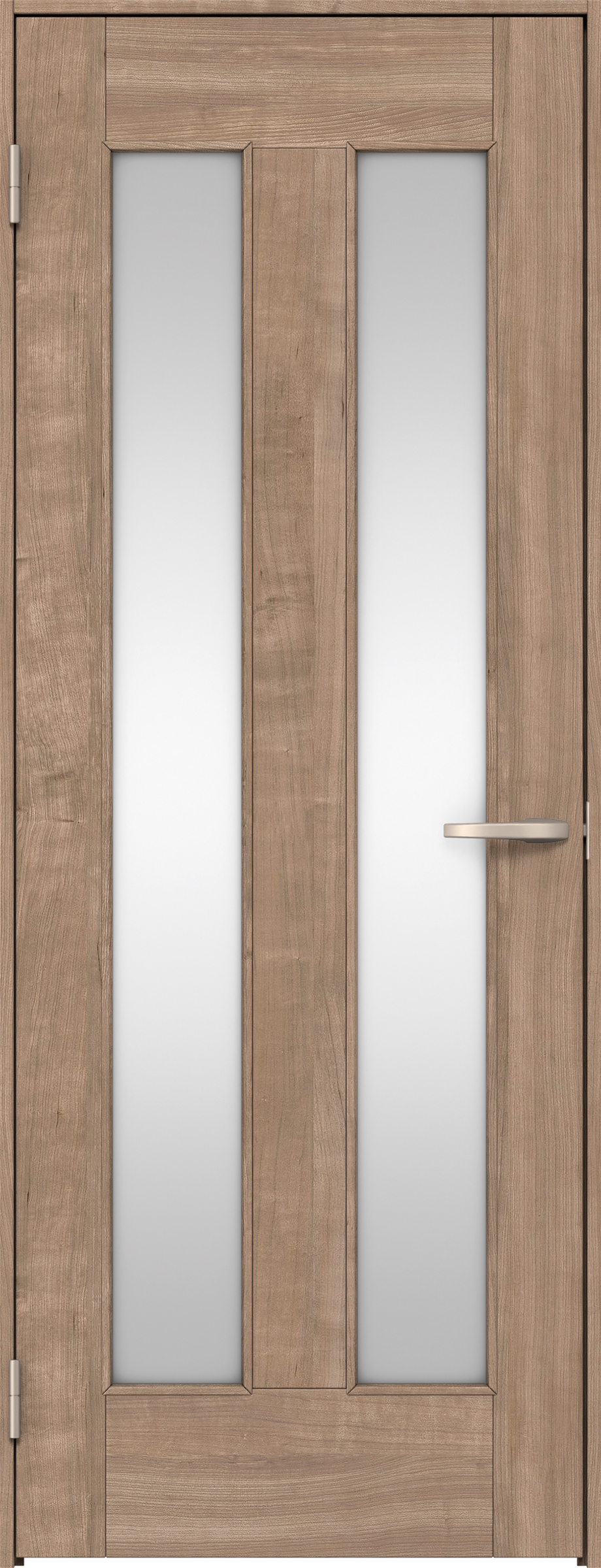 リビングドア　イエリア　片開きドア　扉セット　０６デザイン　７８０幅　２０００高　〈トープグレー柄〉　左開き　空錠　Ｎスタンダード丁番