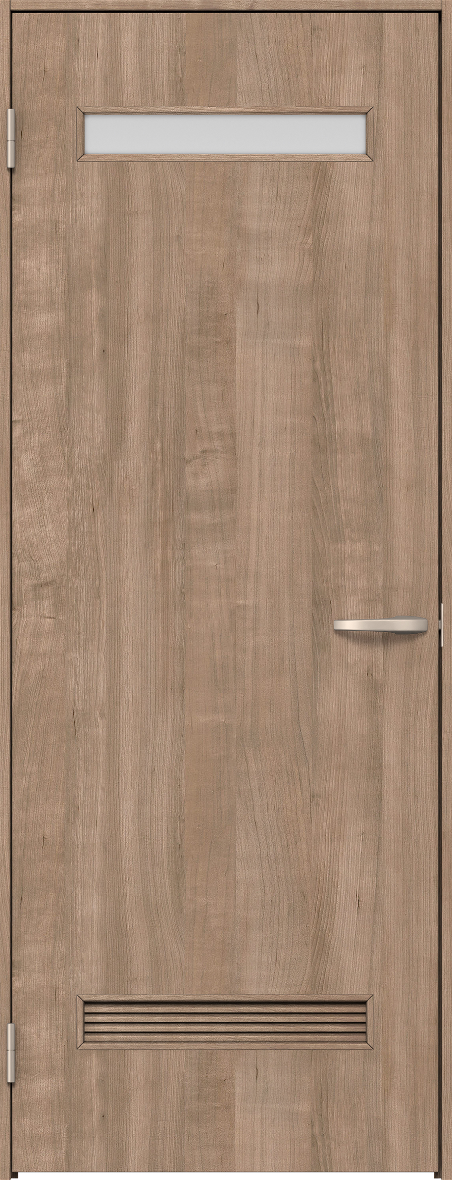 リビングドア　イエリア　片開きドア　扉セット　０８デザイン　７８０幅　２０００高　〈トープグレー柄〉　左開き　空錠　Ｎスタンダード丁番