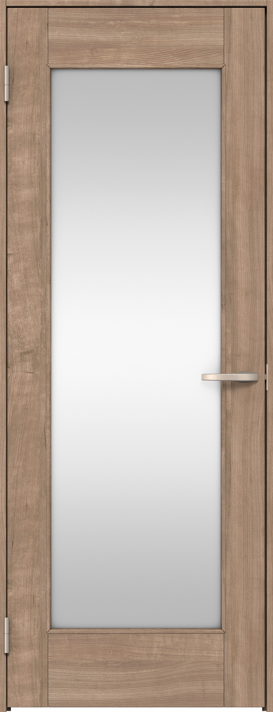 リビングドア　イエリア　片開きドア　扉セット　２１デザイン　７８０幅　２０００高　〈トープグレー柄〉　左開き　空錠　Ｎスタンダード丁番