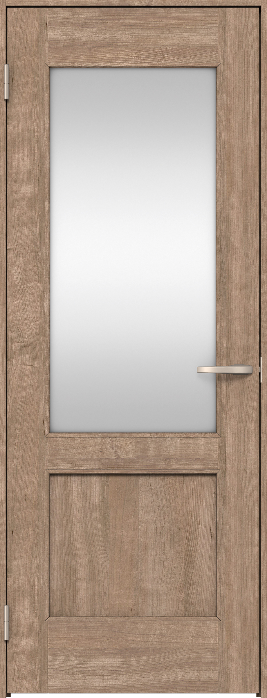 リビングドア　イエリア　片開きドア　扉セット　２６デザイン　８５０幅　２０００高　〈トープグレー柄〉　左開き　空錠　Ｎスタンダード丁番