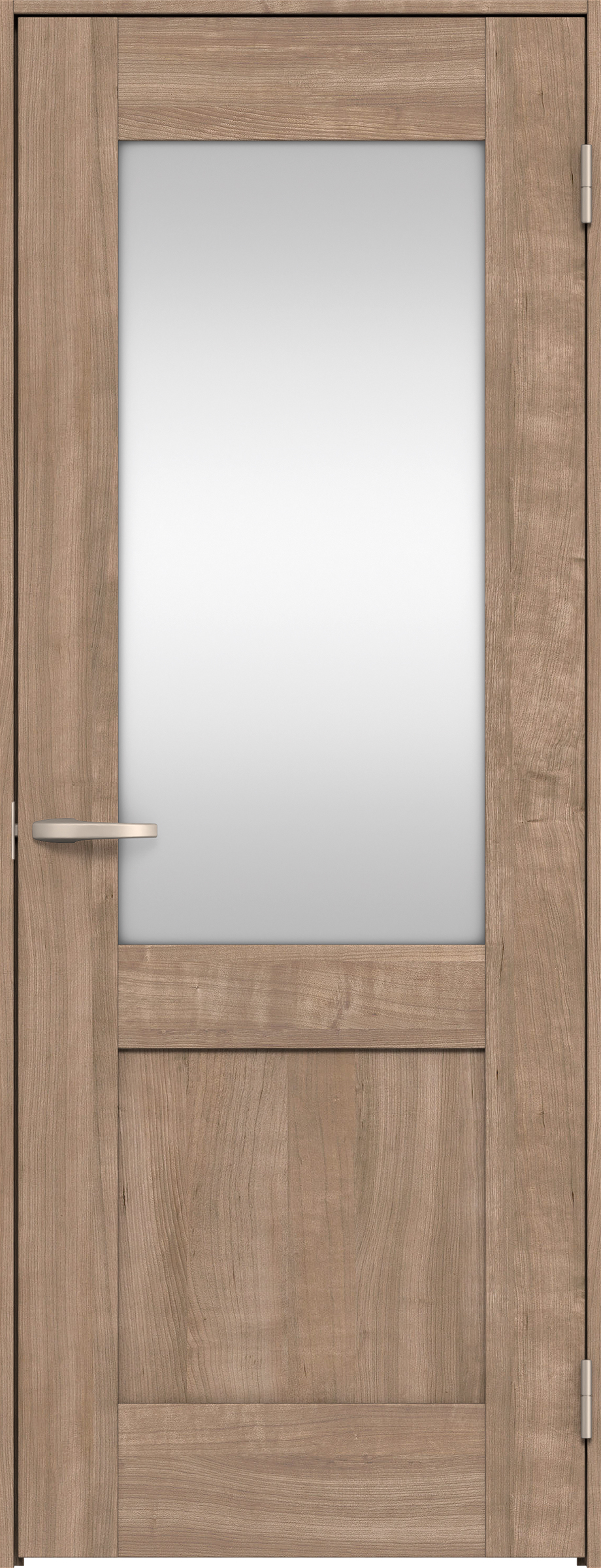 リビングドア　イエリア　片開きドア　扉セット　２８デザイン　８５０幅　２０００高　〈トープグレー柄〉　右開き　空錠　Ｎスタンダード丁番