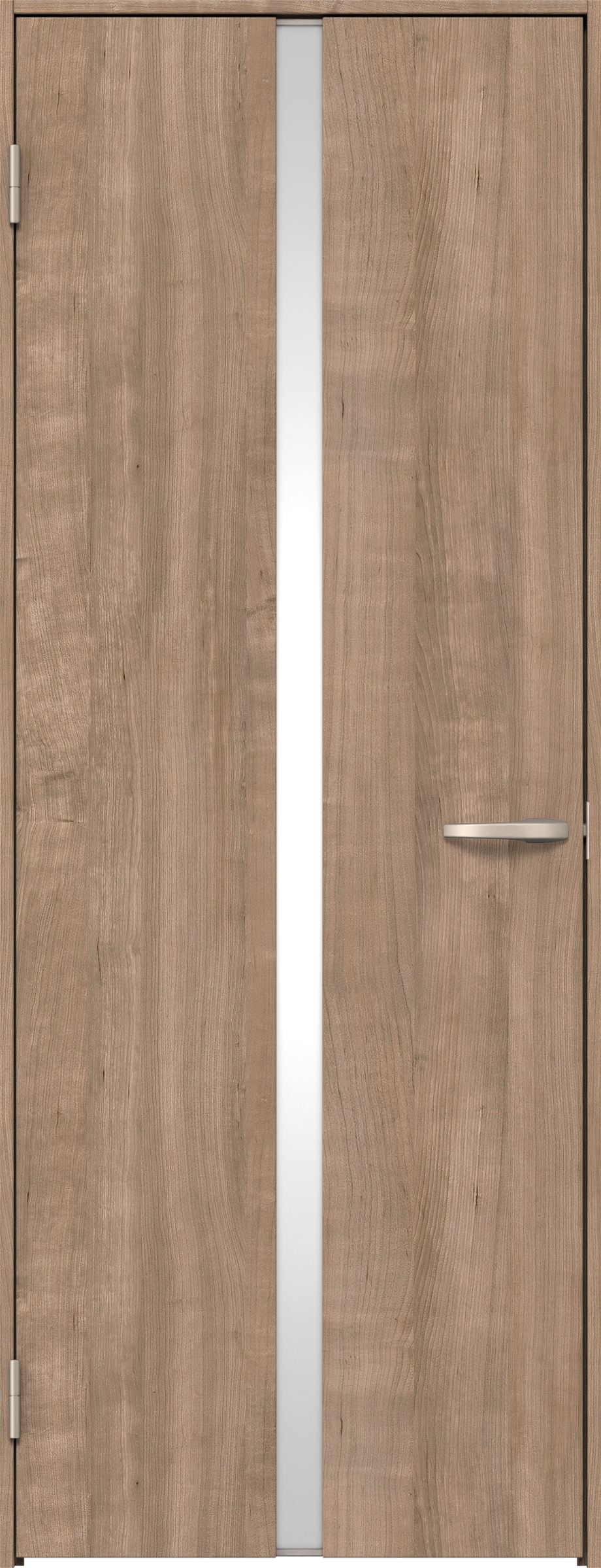 リビングドア　イエリア　片開きドア　扉セット　２Ｐデザイン　８２５幅　２０００高　〈トープグレー柄〉　左開き　空錠　Ｎスタンダード丁番