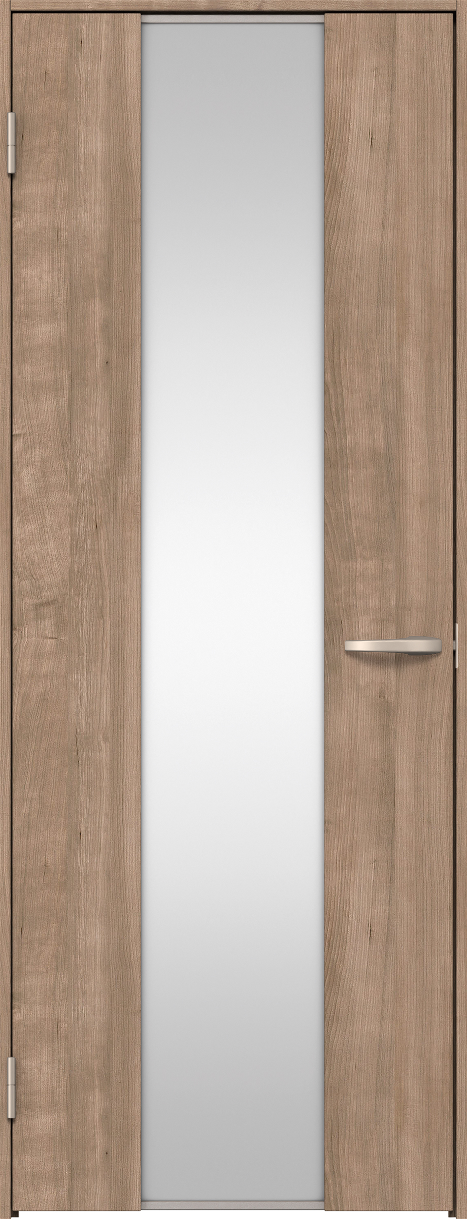 リビングドア　イエリア　片開きドア　扉セット　４Ｐデザイン　７８０幅　２０００高　〈トープグレー柄〉　左開き　空錠　Ｎスタンダード丁番