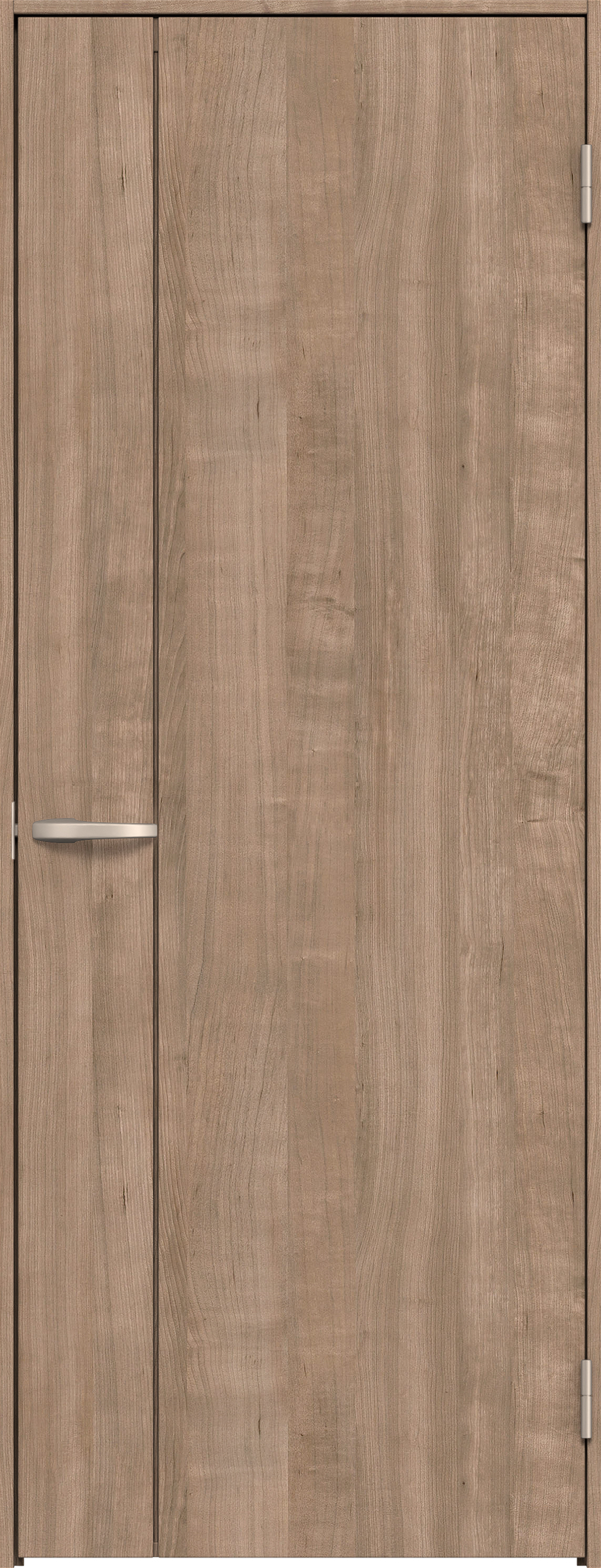 リビングドア　イエリア　片開きドア　扉セット　Ｂ１デザイン　７５５幅　２０００高　〈トープグレー柄〉　右開き　空錠　Ｎスタンダード丁番