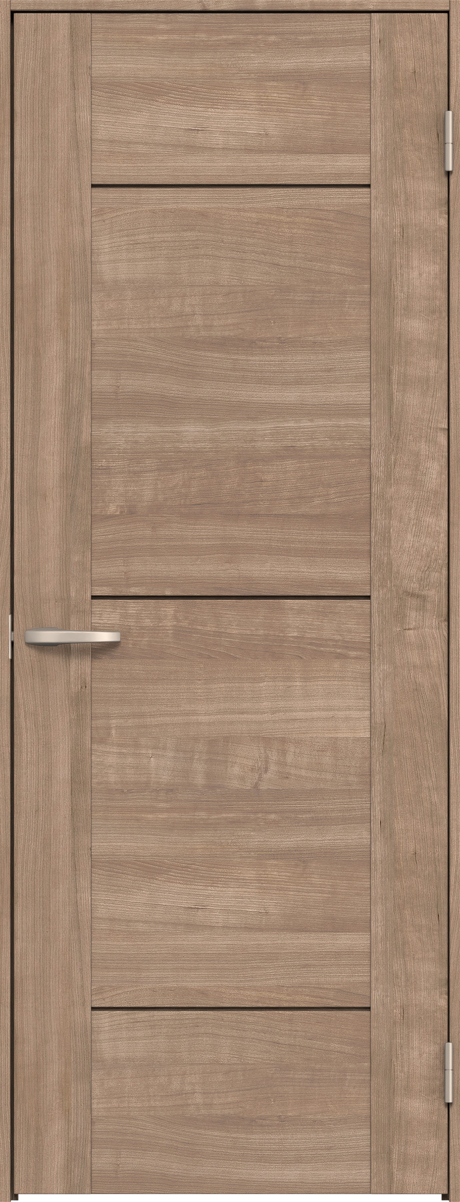 リビングドア　イエリア　片開きドア　扉セット　Ｂ９デザイン　８５０幅　２０００高　〈トープグレー柄〉　右開き　空錠　Ｎスタンダード丁番