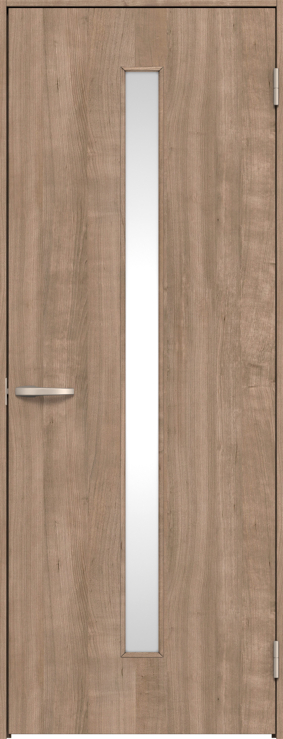 リビングドア　イエリア　片開きドア　扉セット　Ｃ４デザイン　７３５幅　２０００高　〈トープグレー柄〉　右開き　空錠　Ｎスタンダード丁番