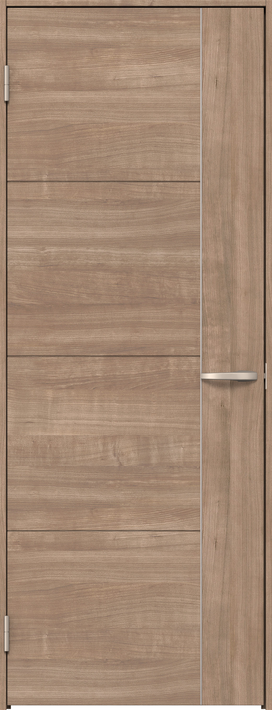 リビングドア　イエリア　片開きドア　扉セット　Ｄ１デザイン　８２５幅　２０００高　〈トープグレー柄〉　左開き　空錠　Ｎスタンダード丁番