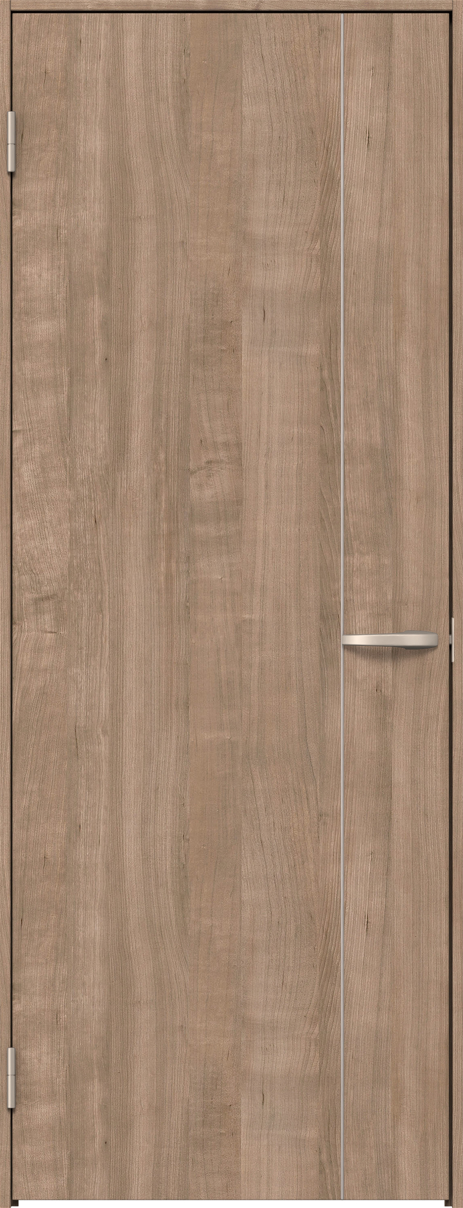 リビングドア　イエリア　片開きドア　扉セット　Ｄ３デザイン　７５５幅　２０００高　〈トープグレー柄〉　左開き　空錠　Ｎスタンダード丁番