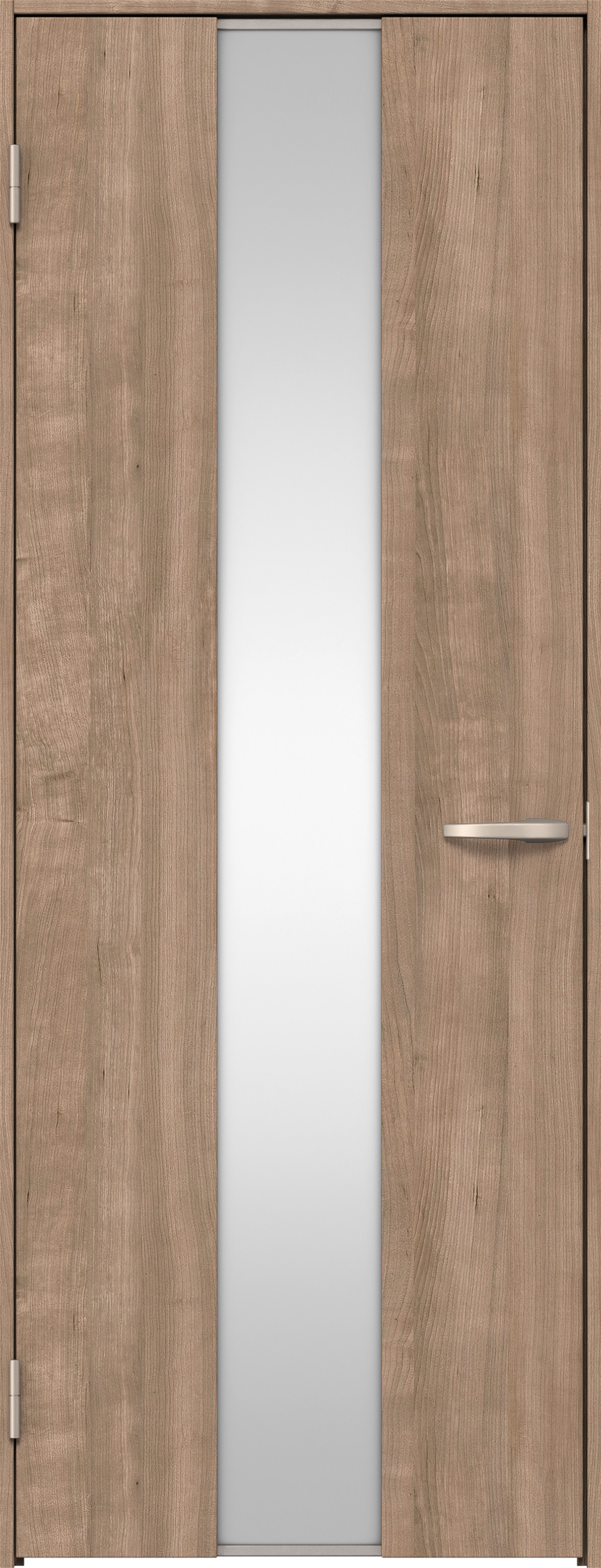 リビングドア　イエリア　片開きドア　扉セット　Ｇ５デザイン　７３５幅　２０００高　〈トープグレー柄〉　左開き　空錠　Ｎスタンダード丁番