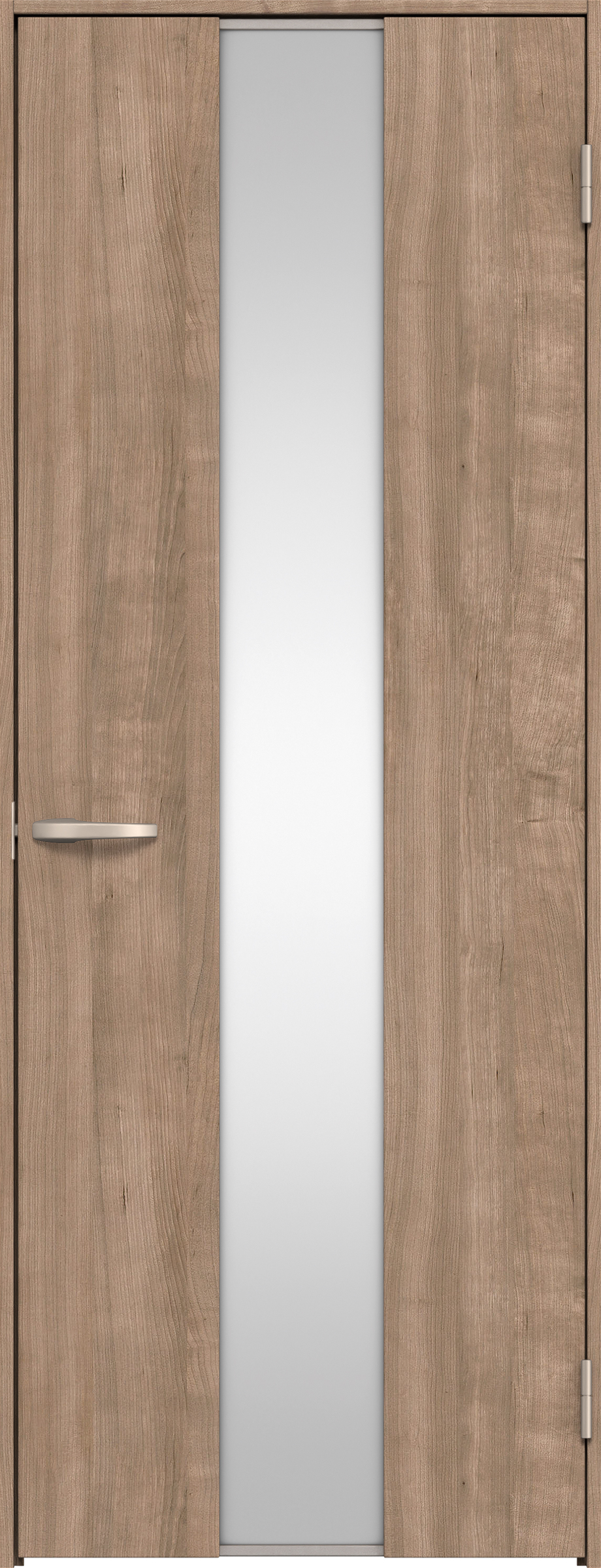 リビングドア　イエリア　片開きドア　扉セット　Ｇ５デザイン　８５０幅　２０００高　〈トープグレー柄〉　右開き　空錠　Ｎスタンダード丁番