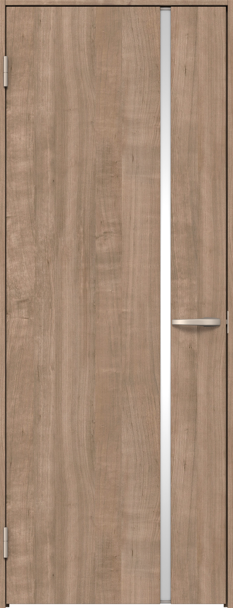 リビングドア　イエリア　片開きドア　扉セット　Ｌ９デザイン　７５５幅　２０００高　〈トープグレー柄〉　左開き　空錠　Ｎスタンダード丁番