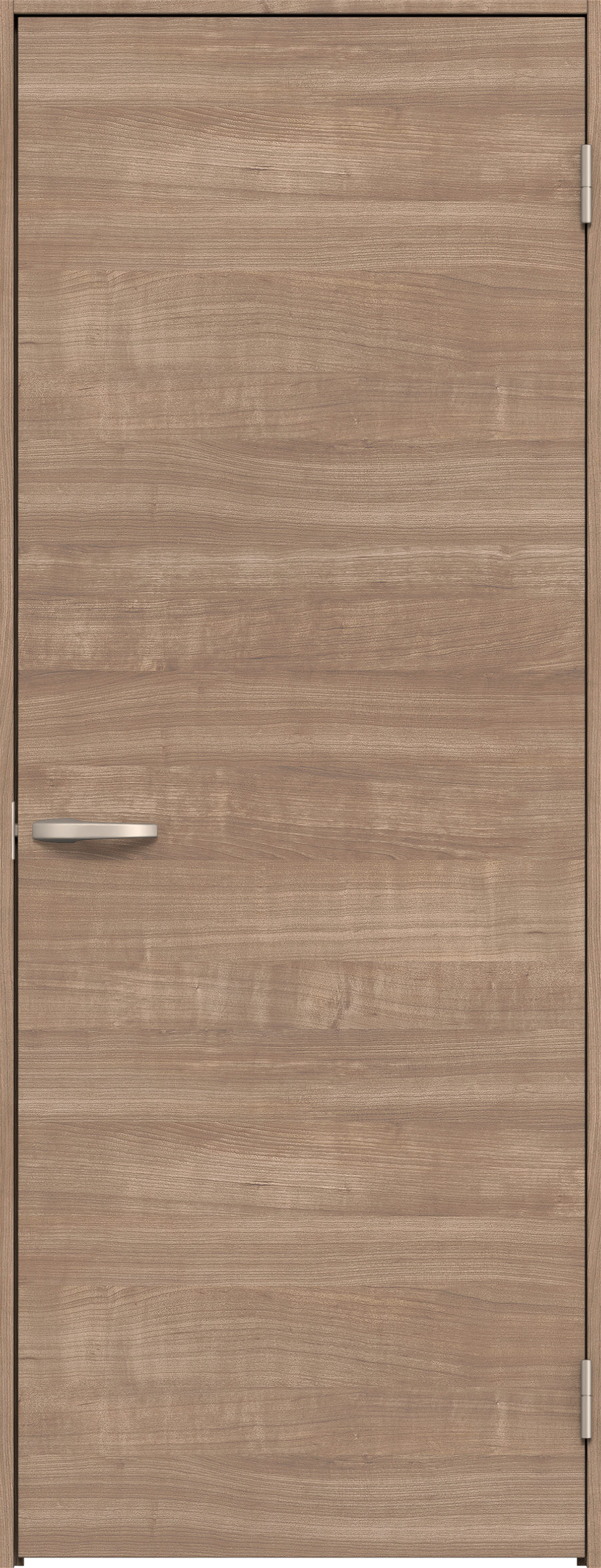 リビングドア　イエリア　片開きドア　扉セット　Ｕ０デザイン　７５５幅　２０００高　〈トープグレー柄〉　右開き　空錠　Ｎスタンダード丁番