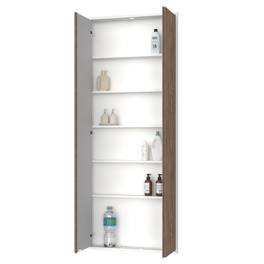 収納　カベピタ　壁厚収納　セット　ストックキーパー　〈トープグレー柄〉