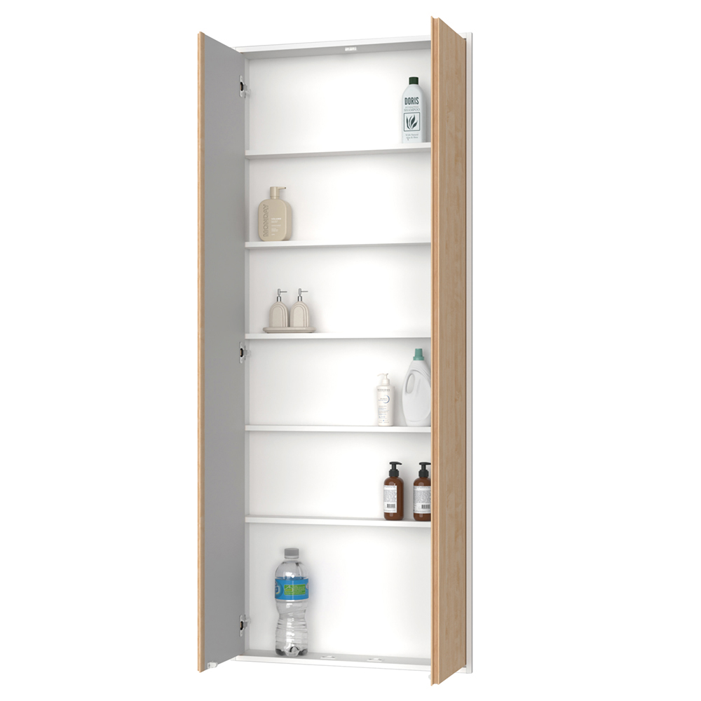 収納　カベピタ　壁厚収納　セット　ストックキーパー　〈ミルベージュ柄〉