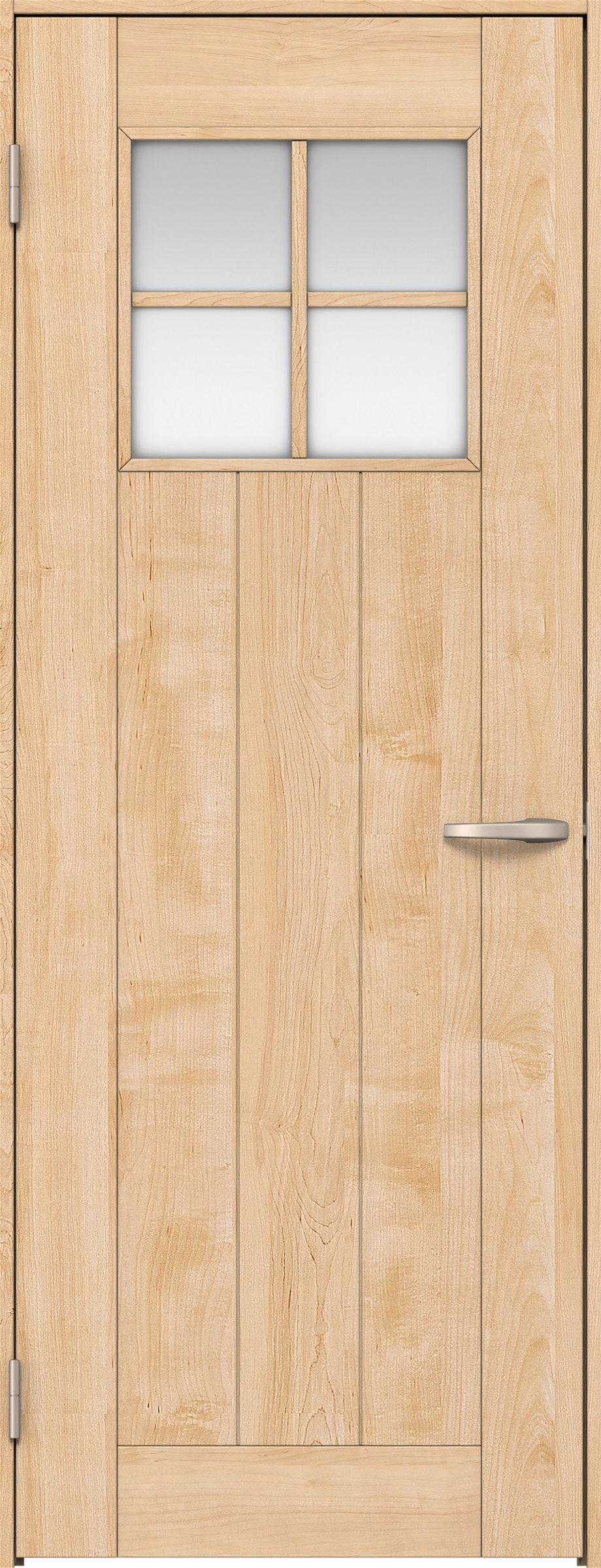 リビングドア　イエリア　片開きドア　扉セット　１Ｓデザイン　７３５幅　２０００高　〈ミルベージュ柄〉　左開き　空錠　Ｎスタンダード丁番