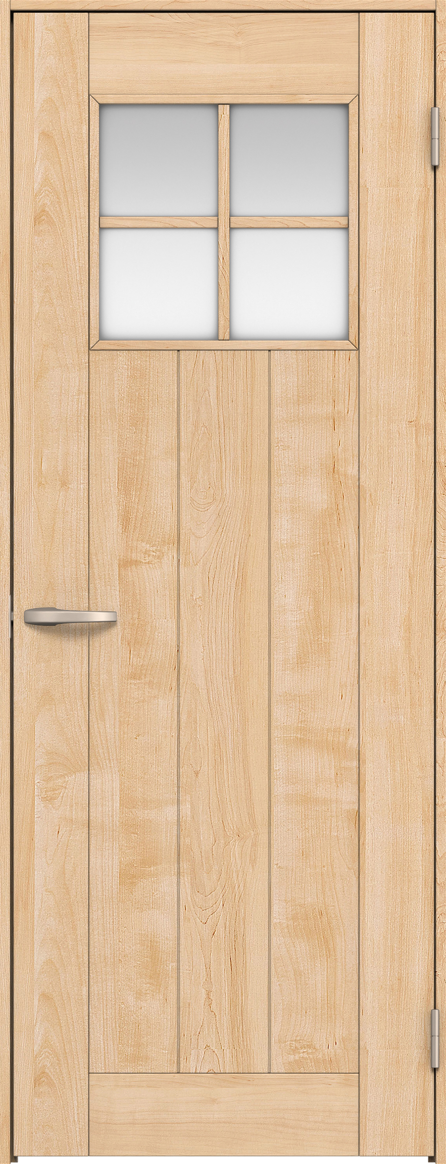 リビングドア　イエリア　片開きドア　扉セット　１Ｓデザイン　８２５幅　２０００高　〈ミルベージュ柄〉　右開き　空錠　Ｎスタンダード丁番