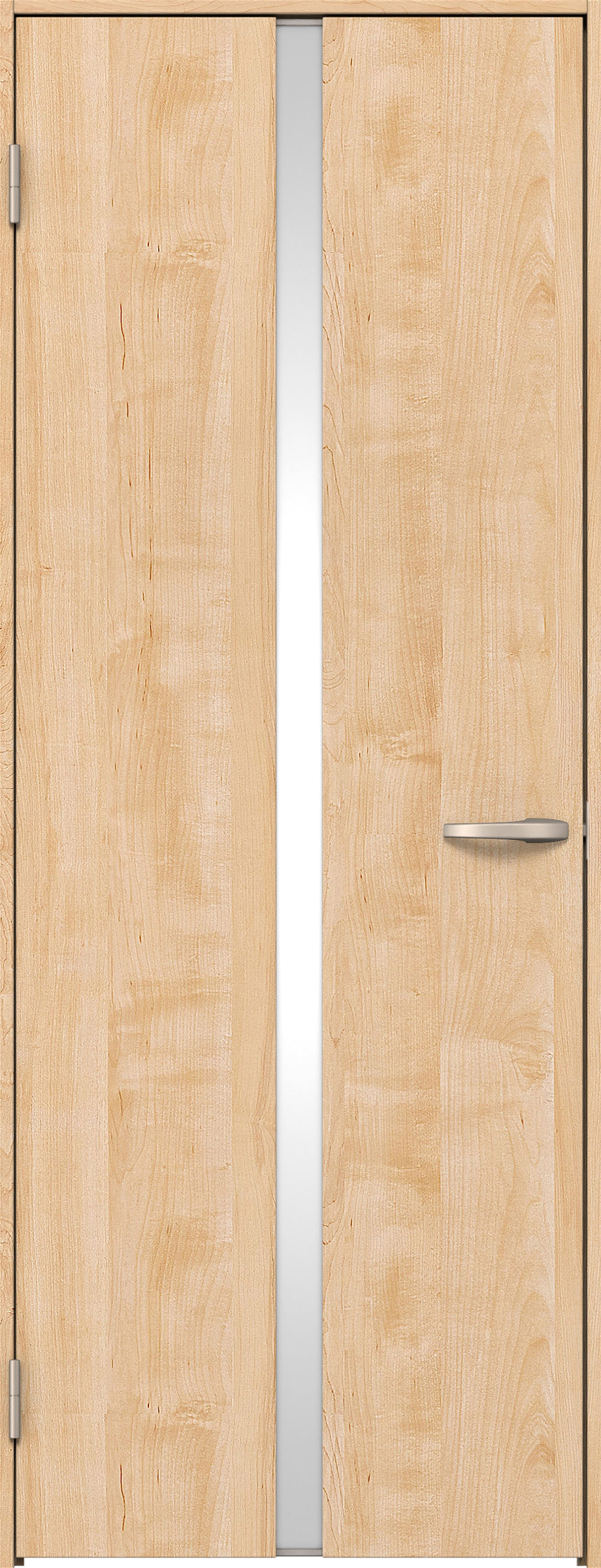 リビングドア　イエリア　片開きドア　扉セット　２Ｐデザイン　７５５幅　２０００高　〈ミルベージュ柄〉　左開き　空錠　Ｎスタンダード丁番