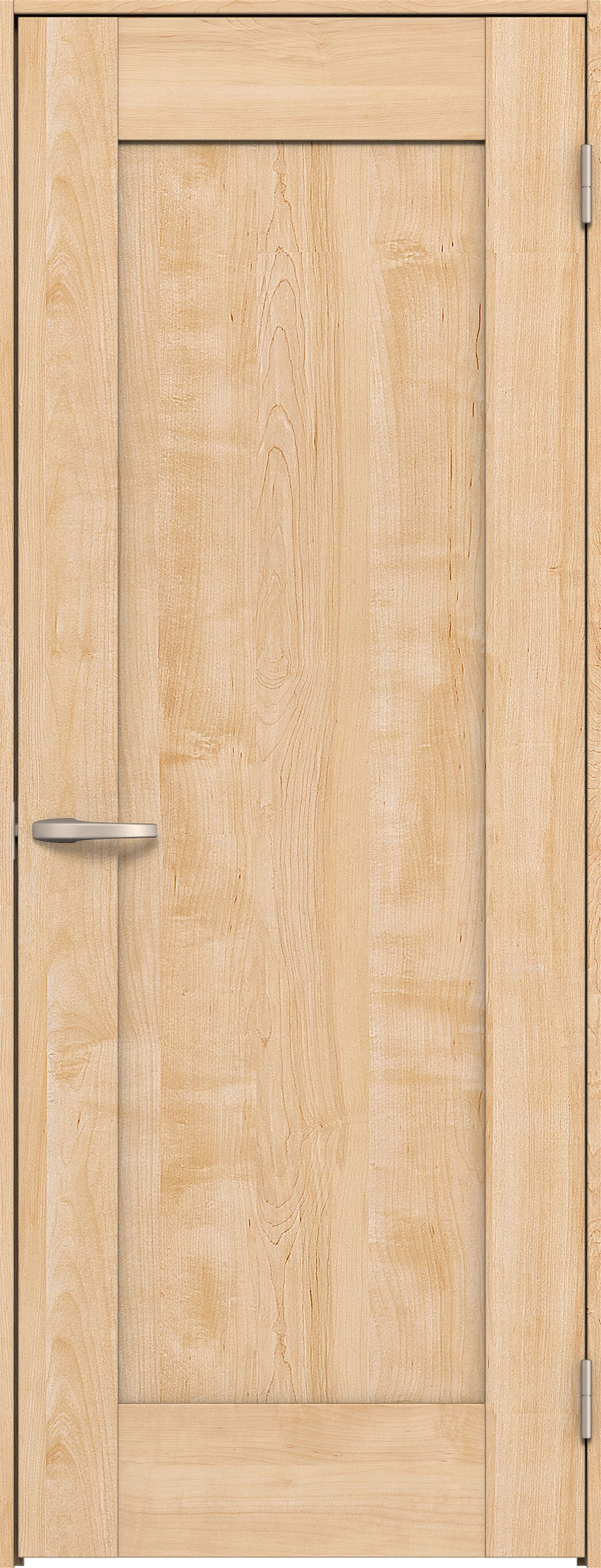 リビングドア　イエリア　片開きドア　扉セット　３８デザイン　８５０幅　２０００高　〈ミルベージュ柄〉　右開き　空錠　Ｎスタンダード丁番