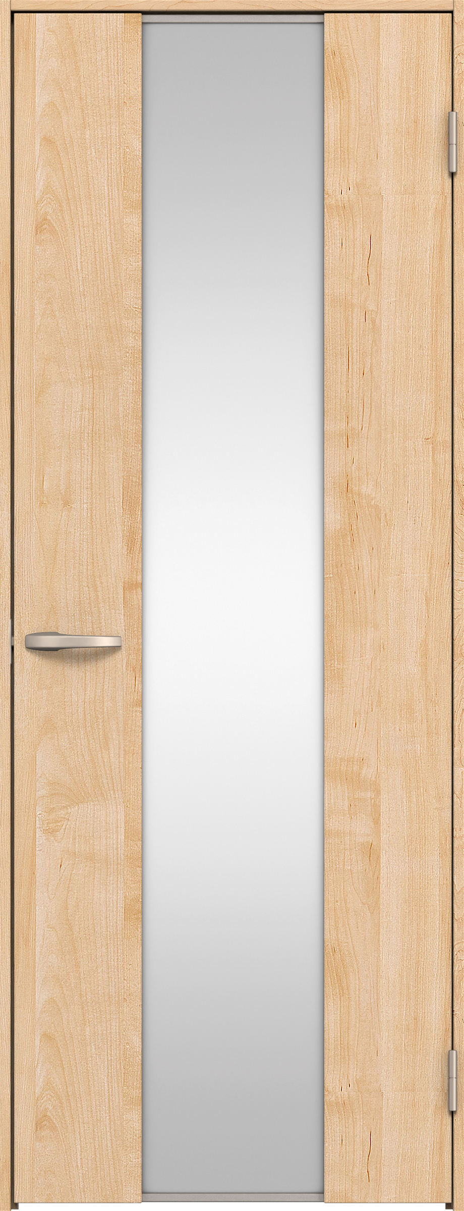 リビングドア　イエリア　片開きドア　扉セット　４Ｐデザイン　８２５幅　２０００高　〈ミルベージュ柄〉　右開き　空錠　Ｎスタンダード丁番