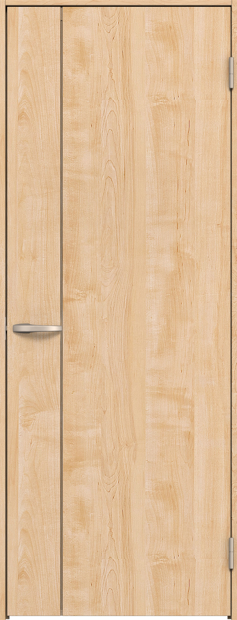 リビングドア　イエリア　片開きドア　扉セット　Ｂ１デザイン　７５５幅　２０００高　〈ミルベージュ柄〉　右開き　空錠　Ｎスタンダード丁番