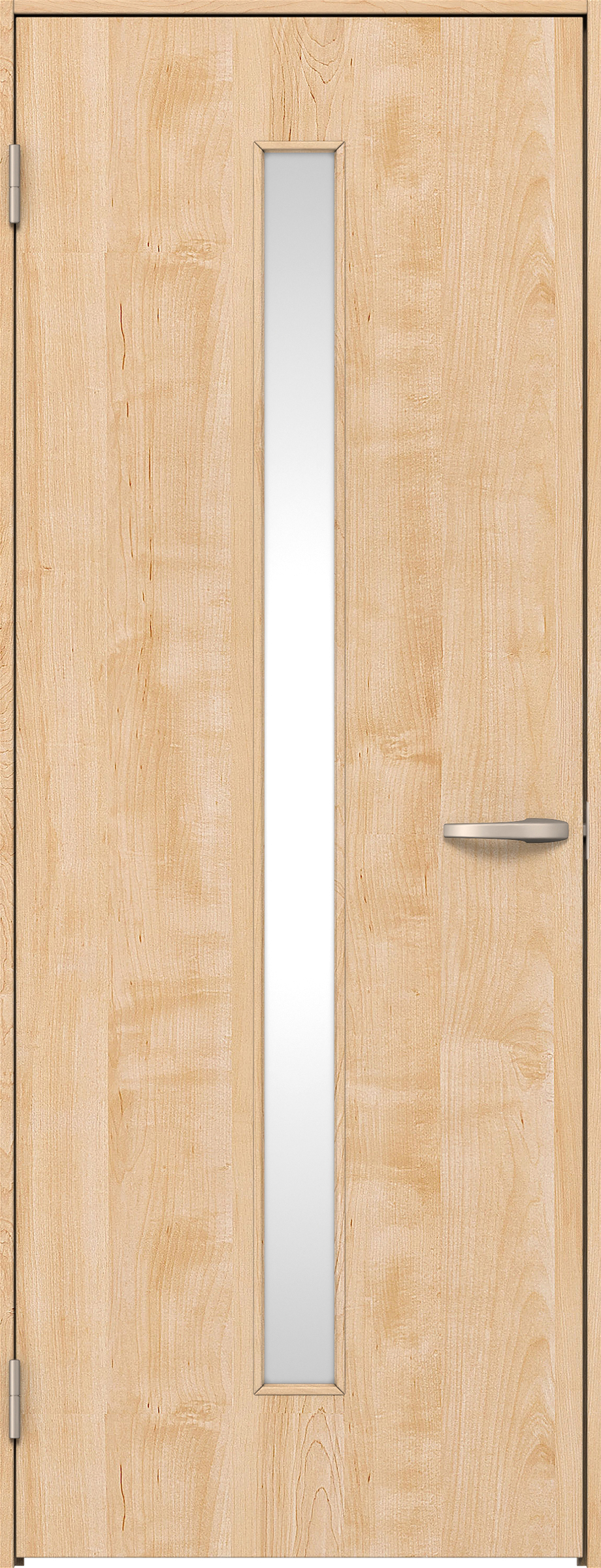 リビングドア　イエリア　片開きドア　扉セット　Ｃ４デザイン　８５０幅　２０００高　〈ミルベージュ柄〉　左開き　空錠　Ｎスタンダード丁番