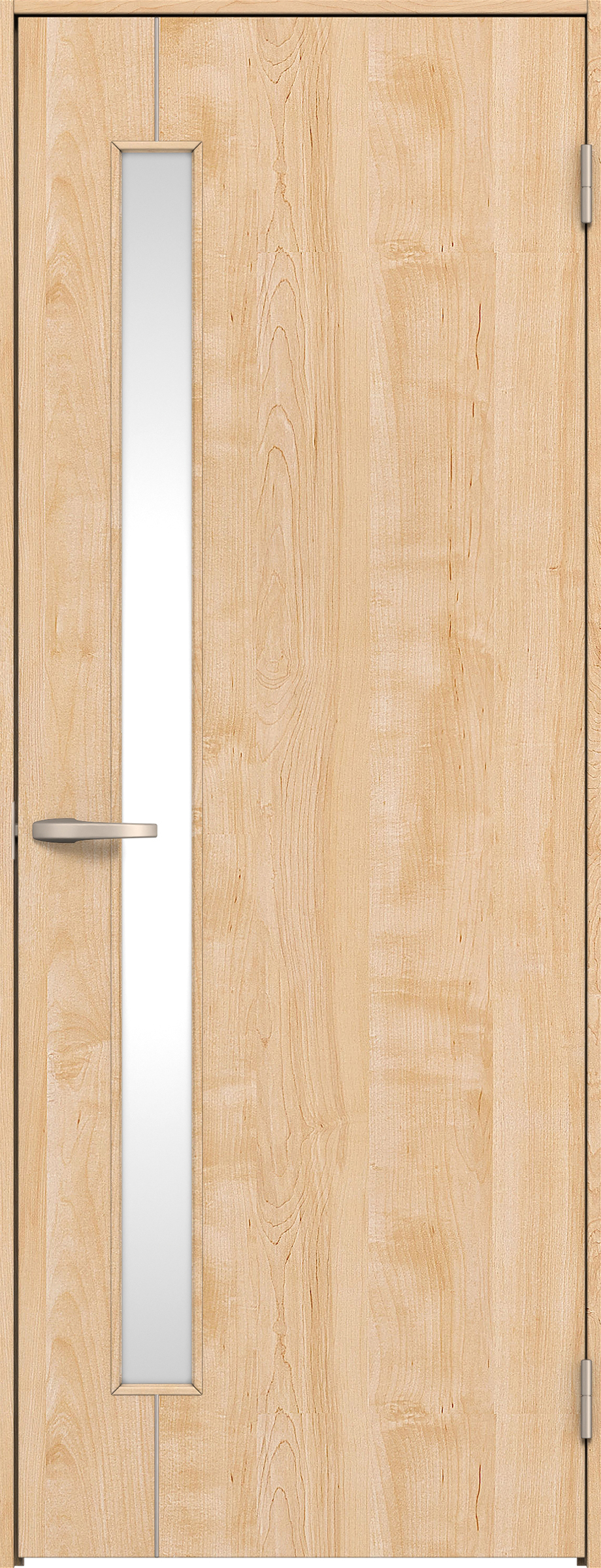 リビングドア　イエリア　片開きドア　扉セット　Ｄ４デザイン　７８０幅　２０００高　〈ミルベージュ柄〉　右開き　空錠　Ｎスタンダード丁番