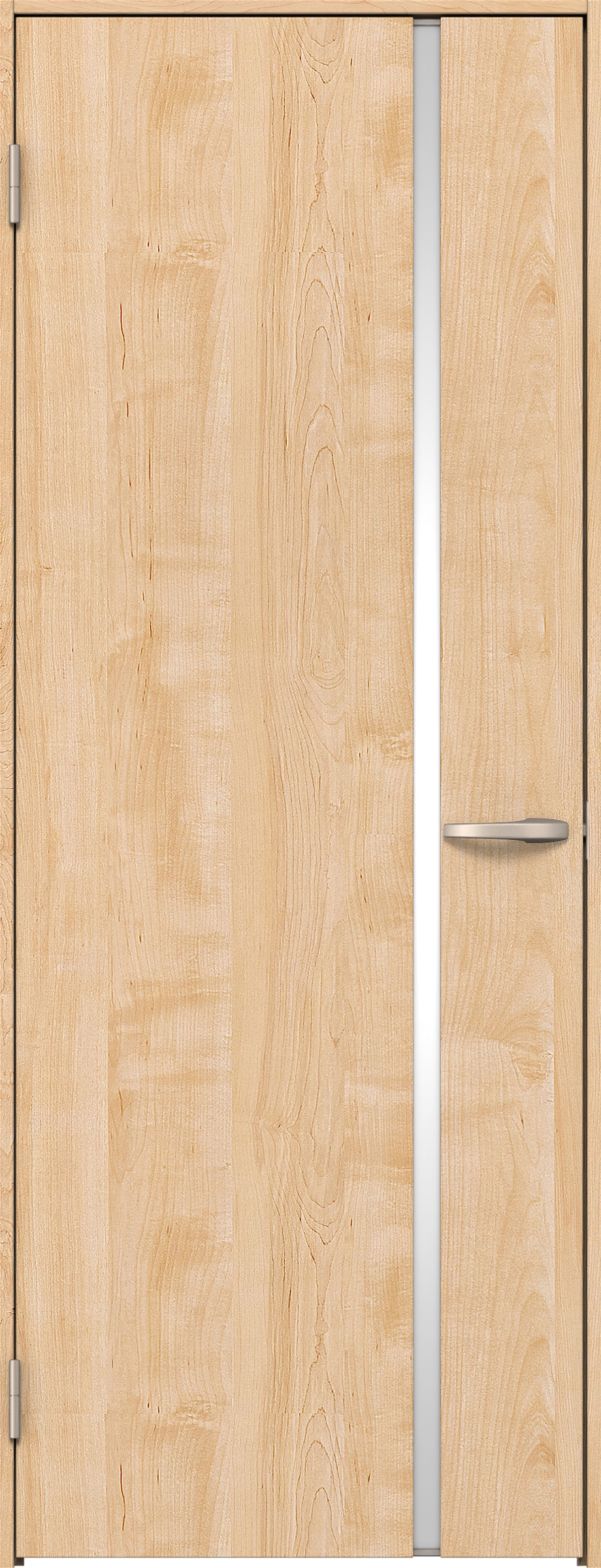 リビングドア　イエリア　片開きドア　扉セット　Ｌ９デザイン　７５５幅　２０００高　〈ミルベージュ柄〉　左開き　空錠　Ｎスタンダード丁番