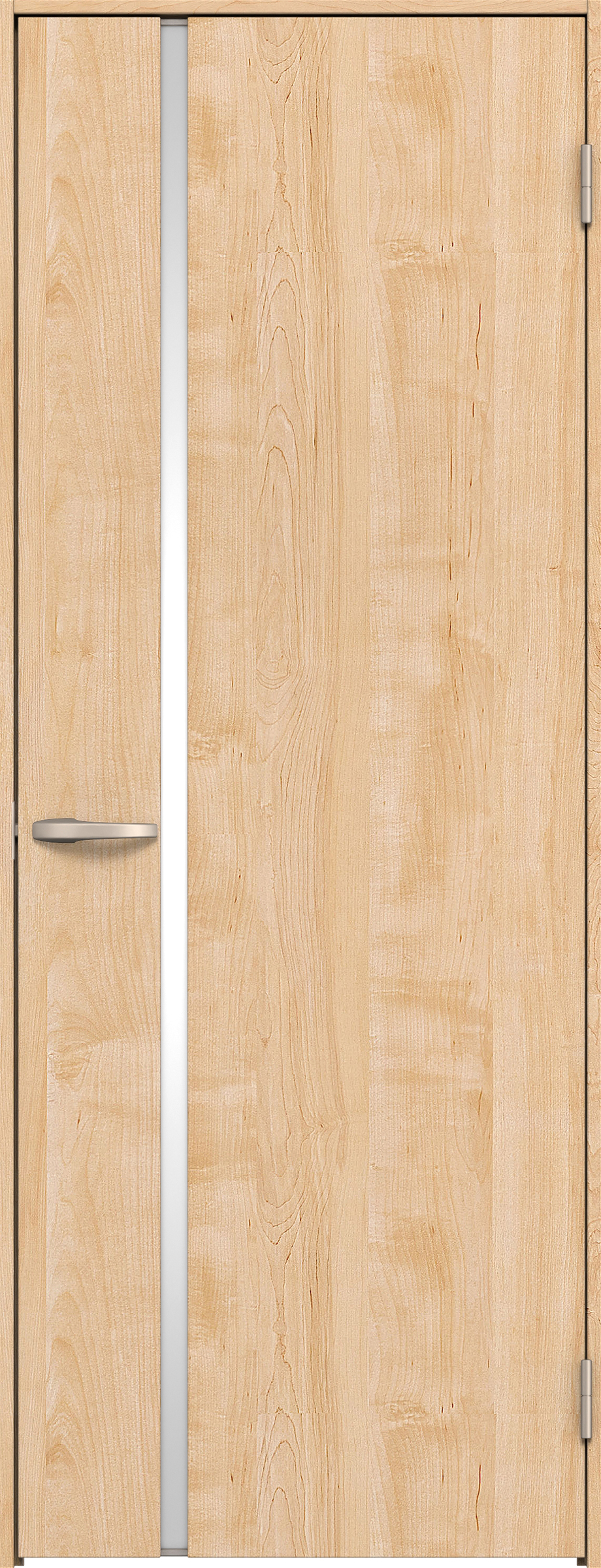 リビングドア　イエリア　片開きドア　扉セット　Ｌ９デザイン　７８０幅　２０００高　〈ミルベージュ柄〉　右開き　空錠　Ｎスタンダード丁番