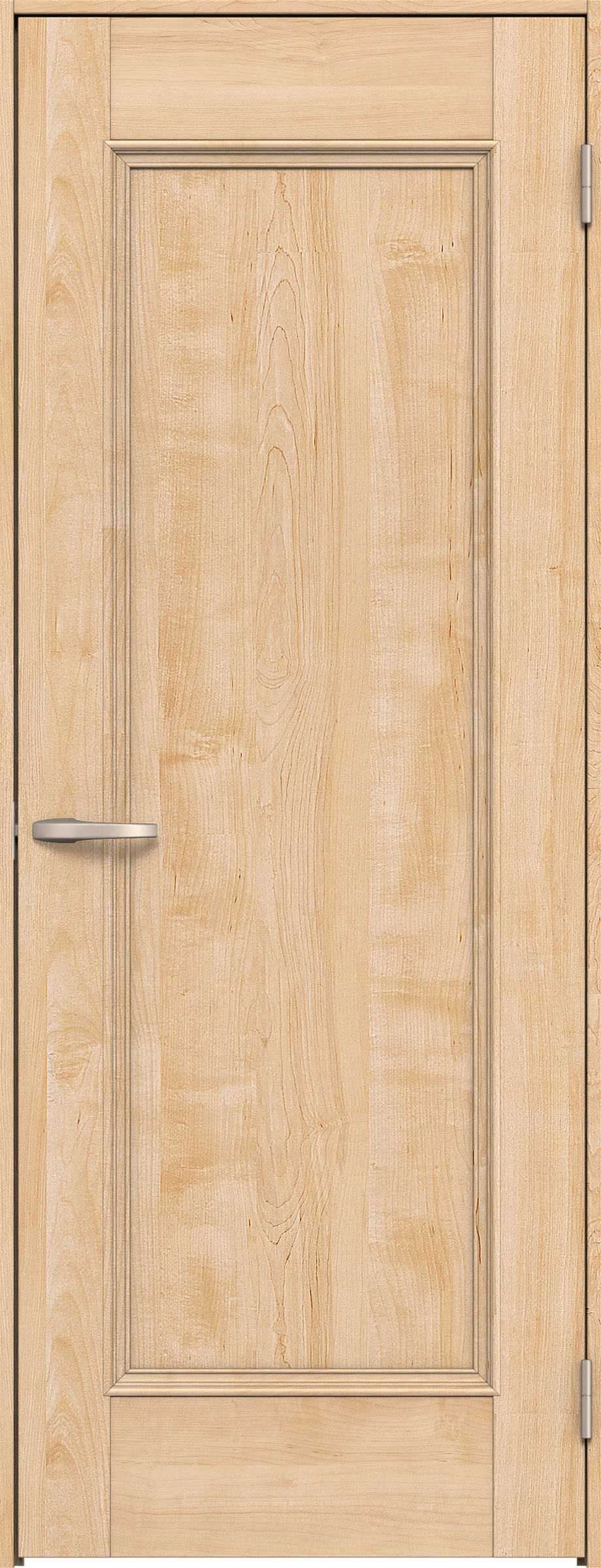 リビングドア　イエリア　片開きドア　扉セット　Ｍ５デザイン　７３５幅　２０００高　〈ミルベージュ柄〉　右開き　空錠　Ｎスタンダード丁番