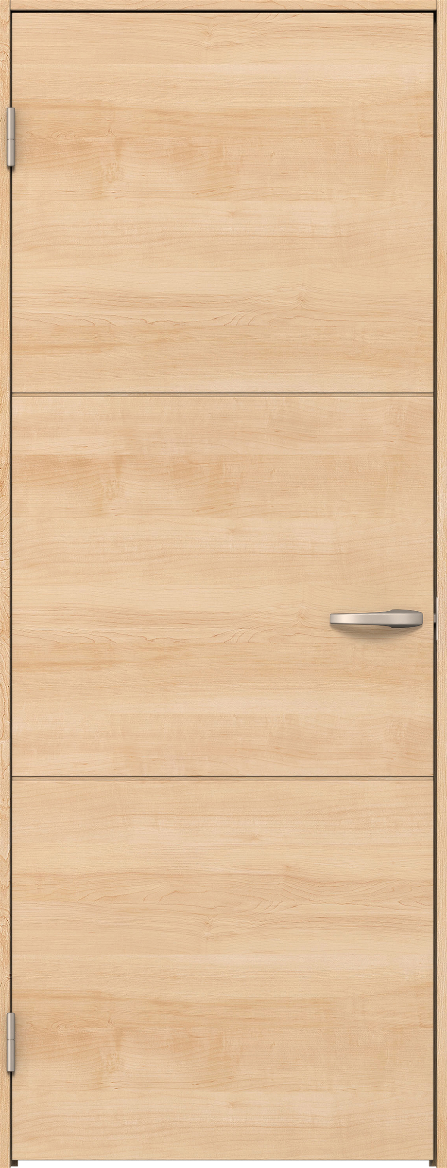 リビングドア　イエリア　片開きドア　扉セット　Ｕ４デザイン　７８０幅　２０００高　〈ミルベージュ柄〉　左開き　空錠　Ｎスタンダード丁番