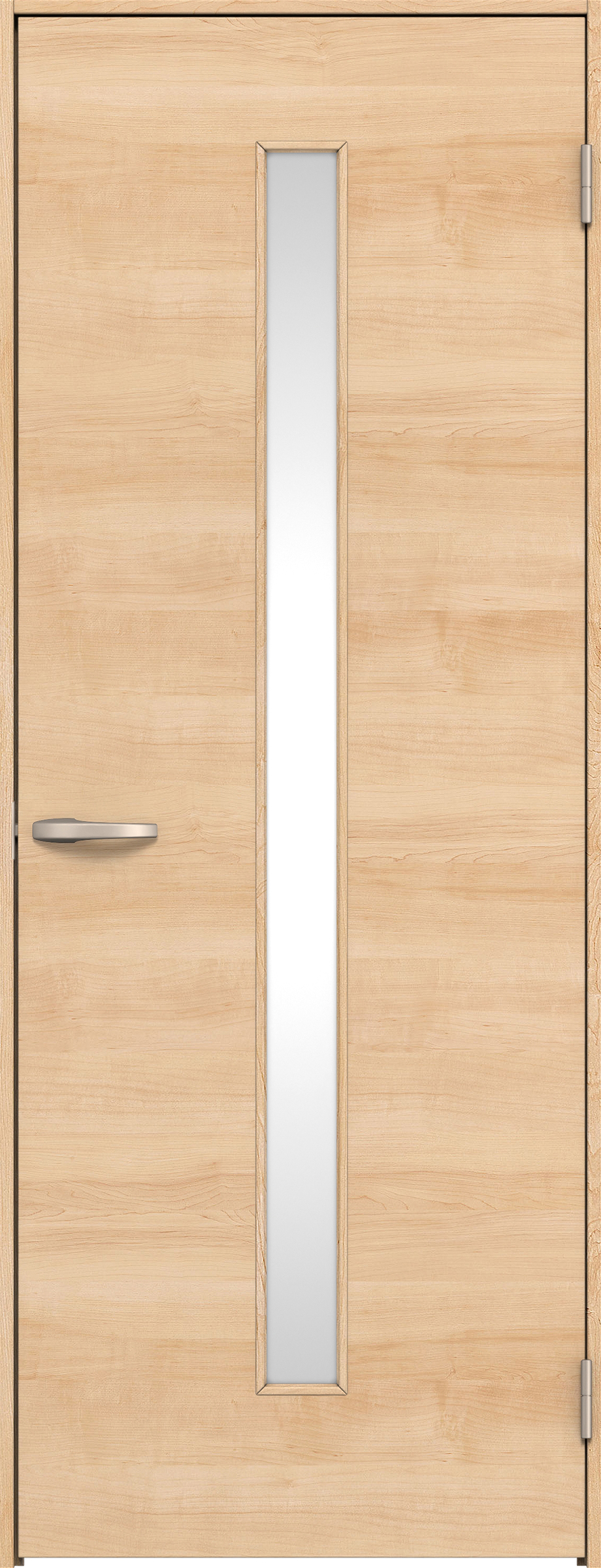 リビングドア　イエリア　片開きドア　扉セット　Ｕ８デザイン　７８０幅　２０００高　〈ミルベージュ柄〉　右開き　空錠　Ｎスタンダード丁番