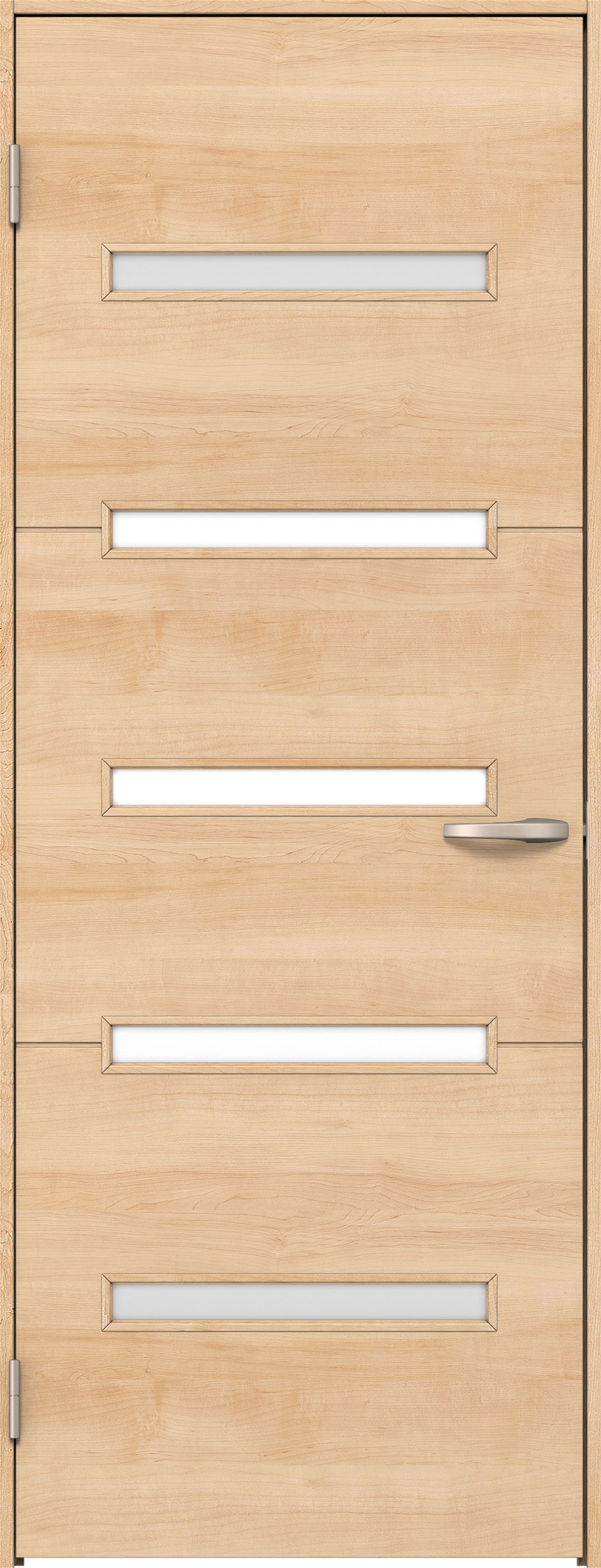 リビングドア　イエリア　片開きドア　扉セット　Ｙ４デザイン　８５０幅　２０００高　〈ミルベージュ柄〉　左開き　空錠　Ｎスタンダード丁番
