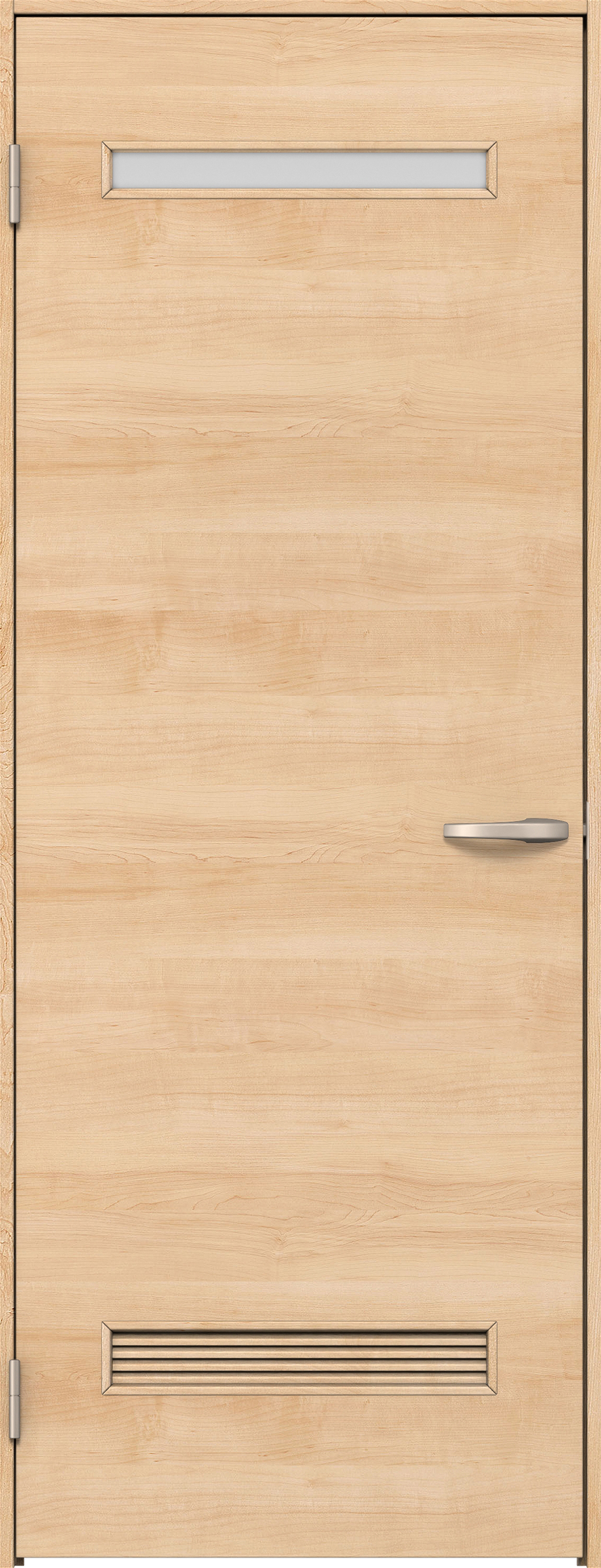 リビングドア　イエリア　片開きドア　扉セット　Ｙ８デザイン　７８０幅　２０００高　〈ミルベージュ柄〉　左開き　空錠　Ｎスタンダード丁番