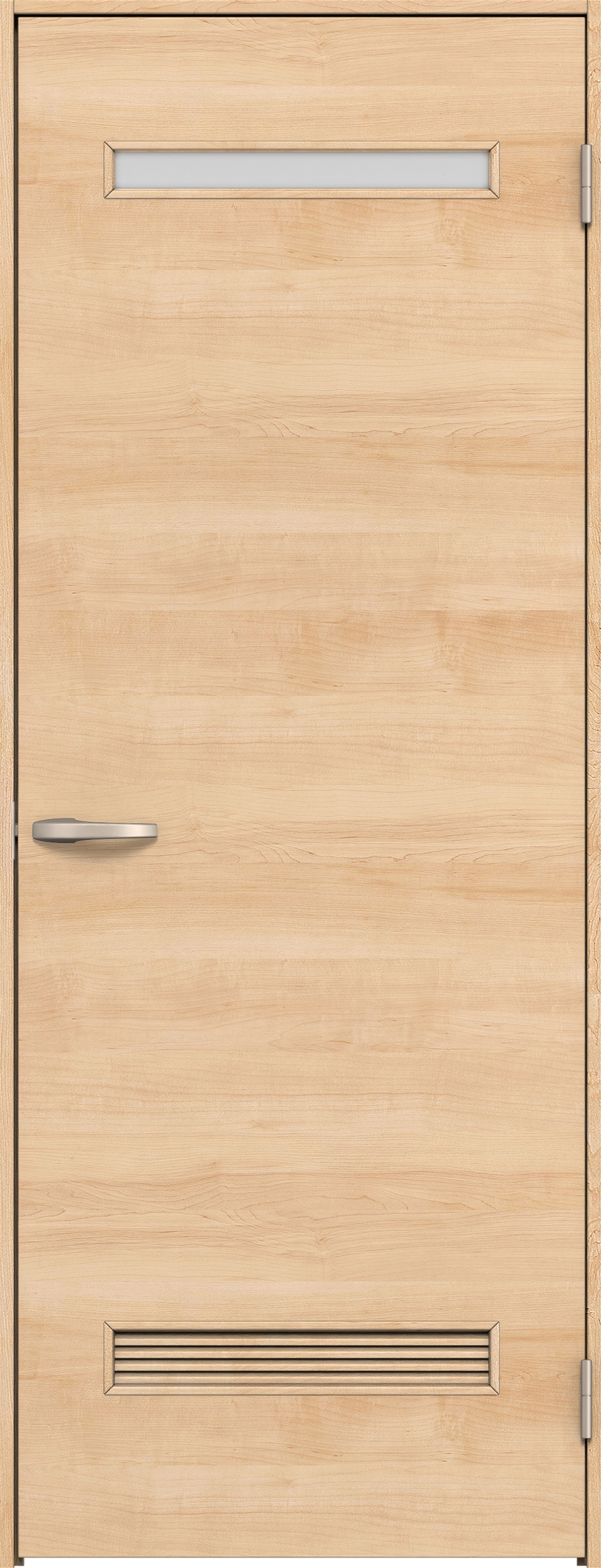 リビングドア　イエリア　片開きドア　扉セット　Ｙ８デザイン　７８０幅　２０００高　〈ミルベージュ柄〉　右開き　空錠　Ｎスタンダード丁番