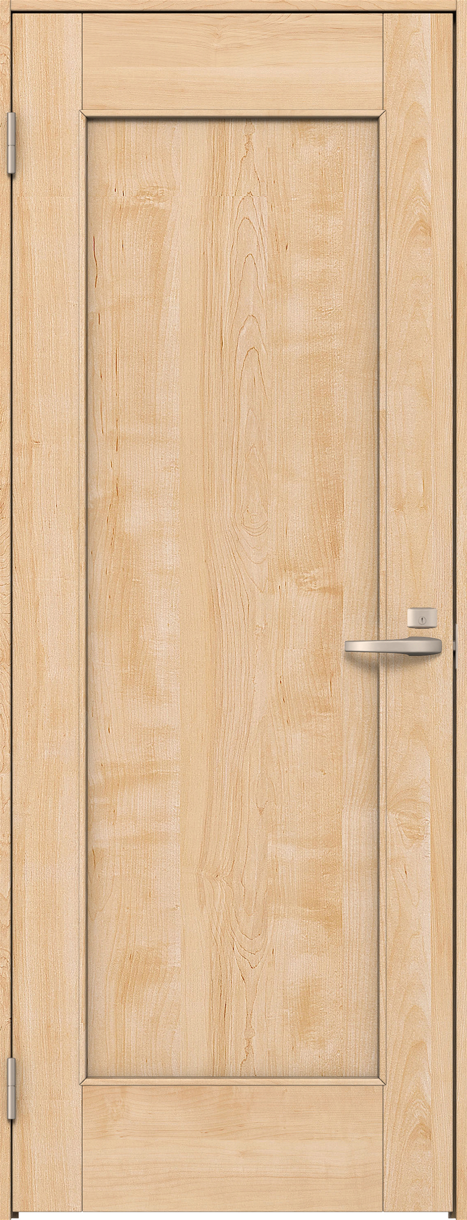 リビングドア　イエリア　片開きドア　扉セット　０１デザイン　７８０幅　２０００高　〈ミルベージュ柄〉　左開き　錠付　間仕切錠　Ｎスタンダード丁番