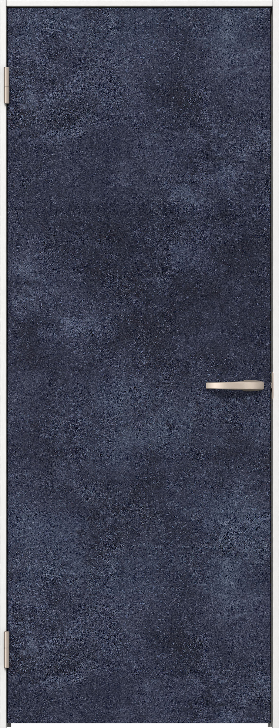 リビングドア　イエリア　片開きドア　扉セット　００デザイン　７８０幅　２０００高　〈コバルトブルー柄〉　左開き　空錠　Ｎスタンダード丁番