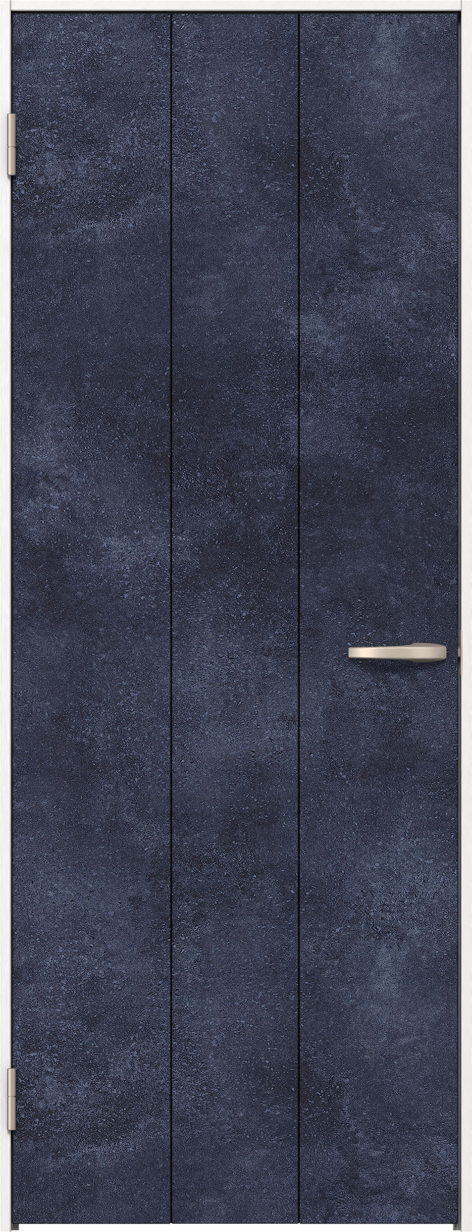 リビングドア　イエリア　片開きドア　扉セット　Ｇ１デザイン　８５０幅　２０００高　〈コバルトブルー柄〉　左開き　空錠　Ｎスタンダード丁番