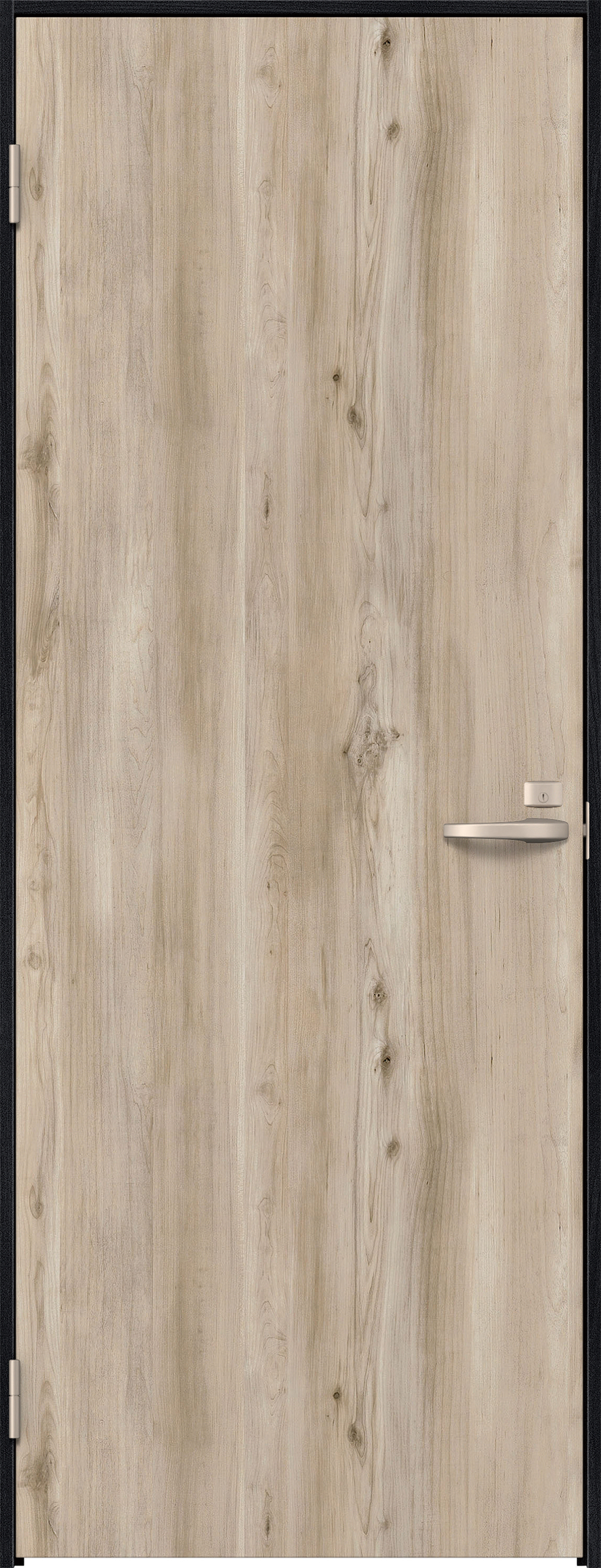 リビングドア　イエリア　片開きドア　扉セット　００デザイン　８２５幅　２０００高　〈スモークグレー柄〉　左開き　錠付　間仕切錠　Ｎスタンダード丁番