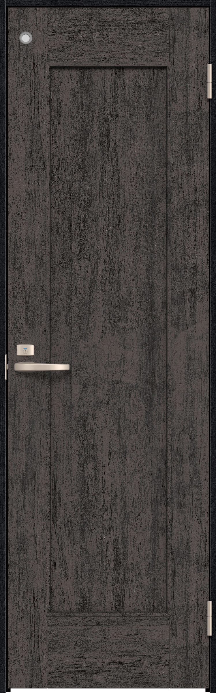 リビングドア　イエリア　トイレドア　扉セット　０１デザイン　８２５幅　２０００高　〈ドライブラック柄〉　右開き　錠付　表示錠　Ｎスタンダード丁番