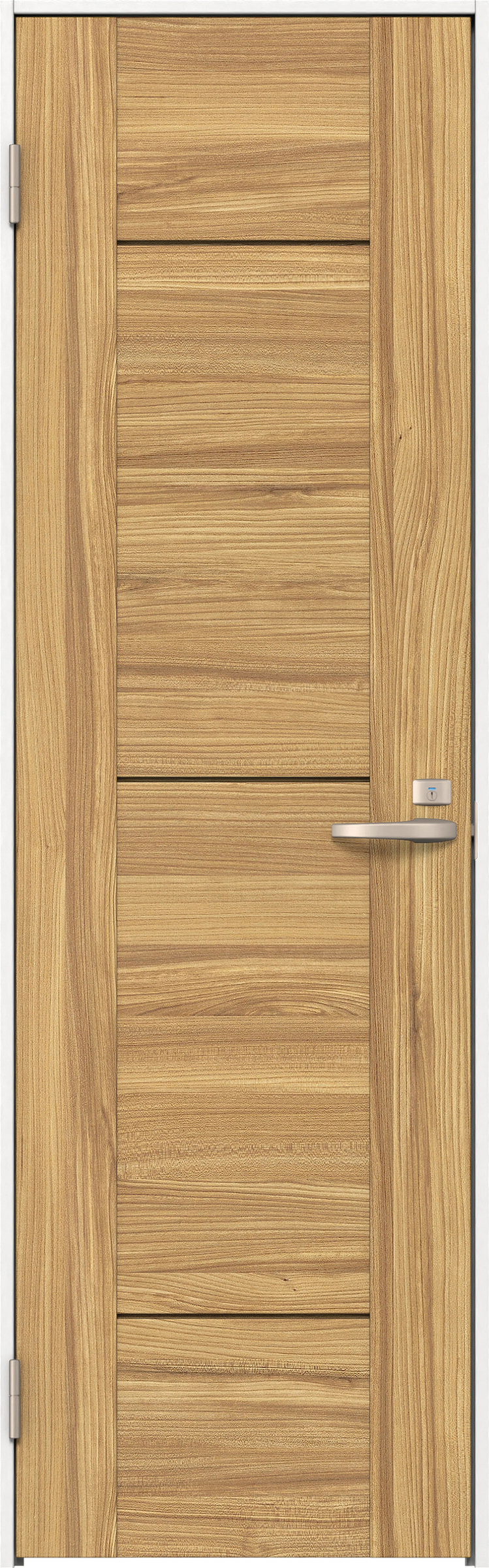 リビングドア　イエリア　トイレドア　扉セット　Ｂ９デザイン　７３５幅　２０００高　〈シナモンブラウン柄〉　左開き　錠付　表示錠　Ｎスタンダード丁番