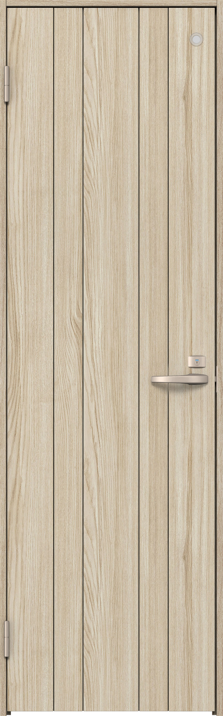 リビングドア　イエリア　トイレドア　扉セット　０Ｓデザイン　８５０幅　２０００高　〈ソフトグレージュ柄〉　左開き　錠付　表示錠　Ｎスタンダード丁番