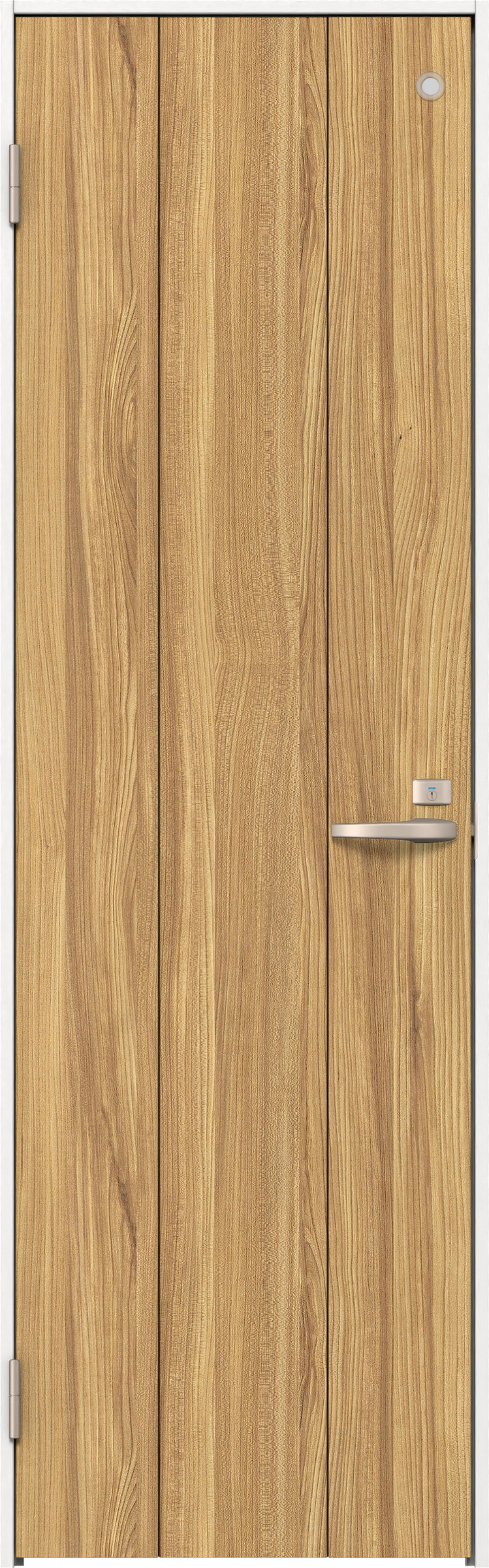 リビングドア　イエリア　トイレドア　扉セット　１Ｐデザイン　８５０幅　２０００高　〈シナモンブラウン柄〉　左開き　錠付　表示錠　Ｎスタンダード丁番