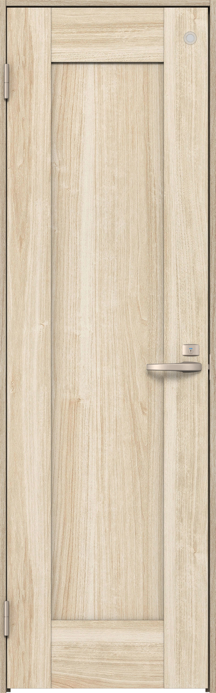 リビングドア　イエリア　トイレドア　扉セット　３８デザイン　８５０幅　２０００高　〈コットンベージュ柄〉　左開き　錠付　表示錠　Ｎスタンダード丁番