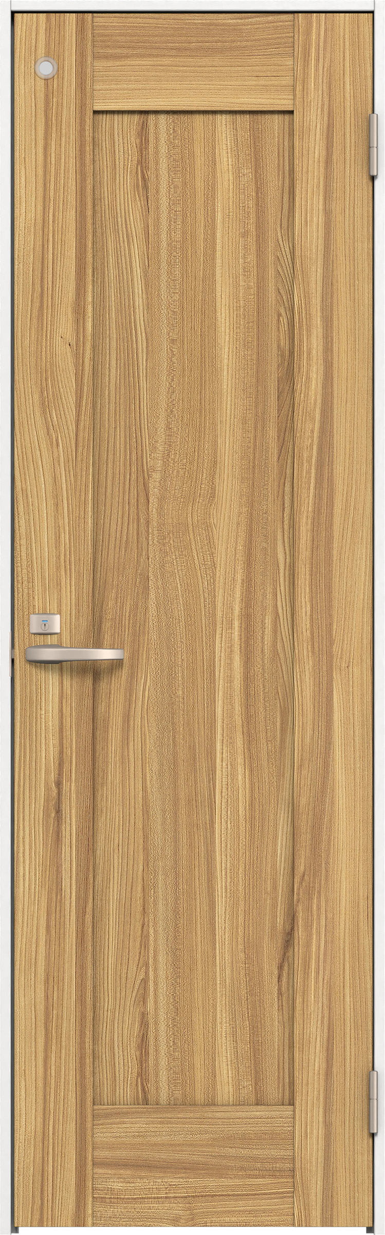 リビングドア　イエリア　トイレドア　扉セット　３８デザイン　８５０幅　２０００高　〈シナモンブラウン柄〉　右開き　錠付　表示錠　Ｎスタンダード丁番